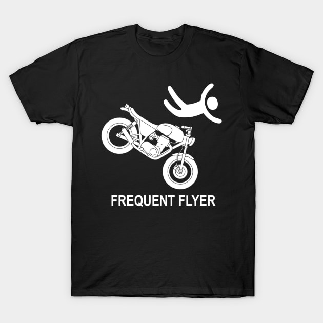 Motorcycle Frequent Flyer T-Shirt by heryes store